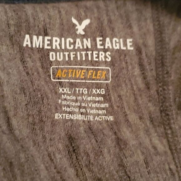 AmericanĀ Eagle Outfitters Men's Blue & Grey 2 Button Shirt size XXL - Picture 6 of 6